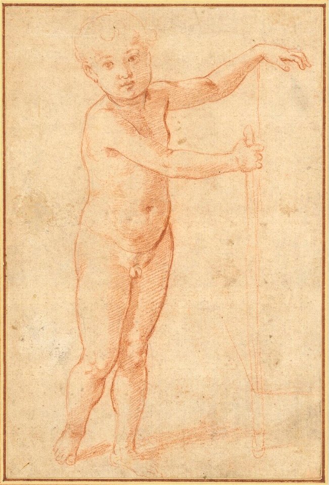 Raffaello - Aktstudie eines Knaben, 239