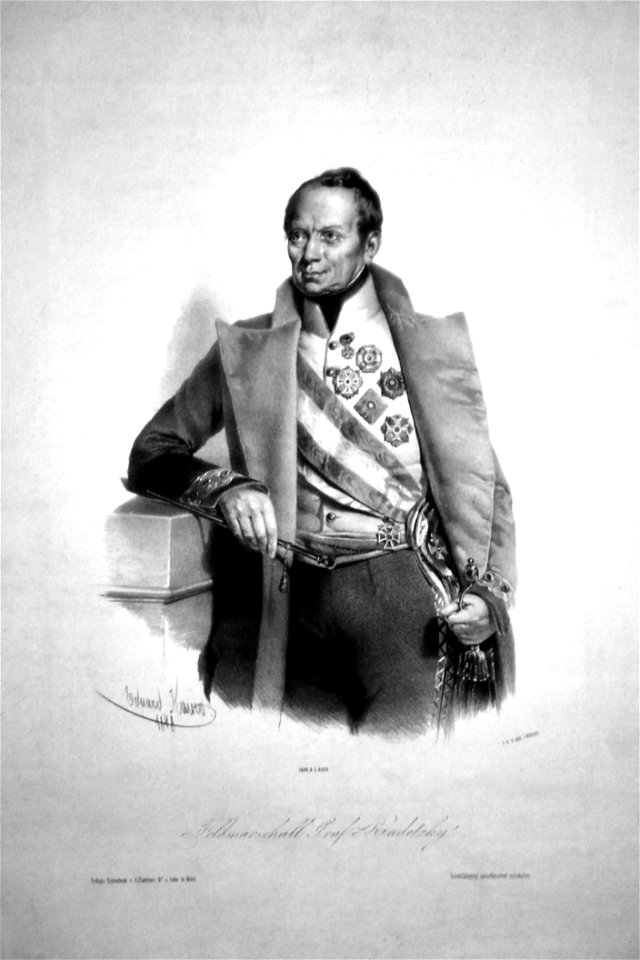 Radetzky Kaiser 1848 Litho