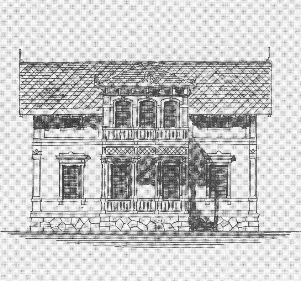 Radebeul Villa Lilys Heim Bauzeichnung 1889