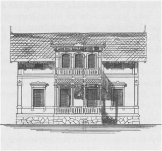 Radebeul Villa Lilys Heim Bauzeichnung 1889