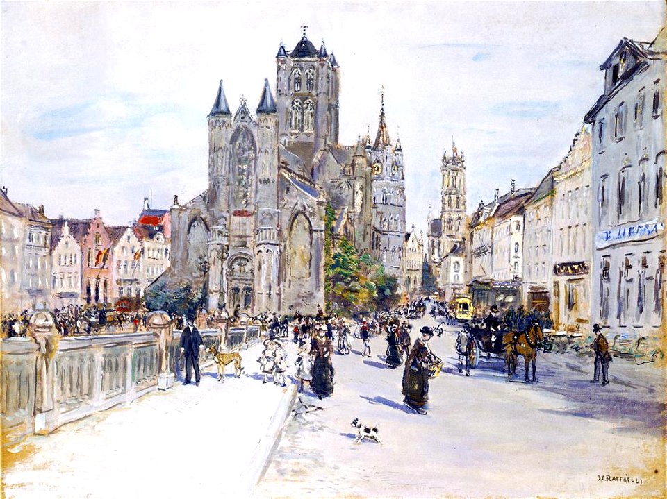 Jean-Francois-Raffaelli-xx-View-of-Ghent-xx-Museum-voor-Schone-Kunsten-Ghent