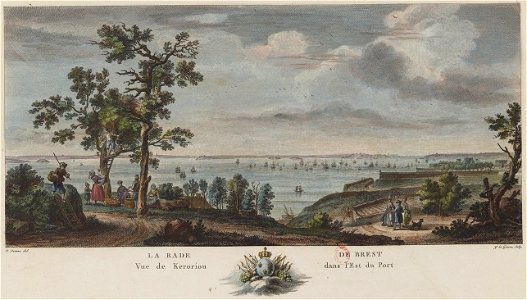 Rade et port de Brest en 1776