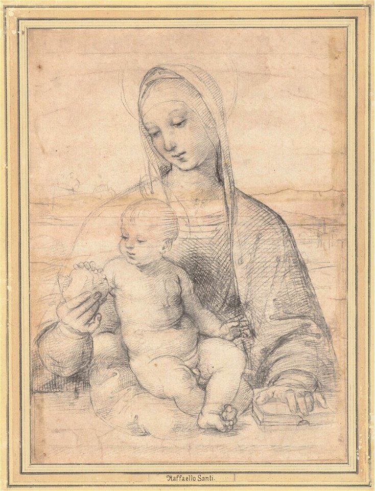 Raffaello - Die Madonna mit dem Granatapfel, 4879