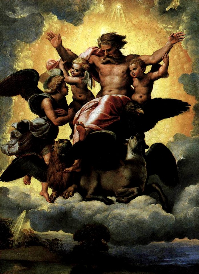 Raffaello Sanzio - The Vision of Ezekiel - WGA18874