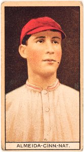 Rafael Almeida, Cincinnati Reds, baseball card portrait LCCN2008677922