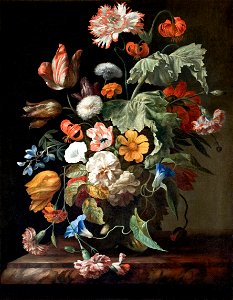 Rachel Ruysch - Still-Life with Flowers - Google Art Project. Free illustration for personal and commercial use.