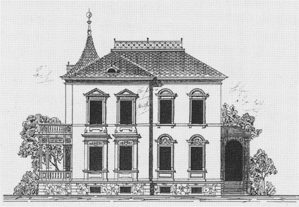 Radebeul Mietvilla Schillerstraße 19 Bauzeichnung 1898