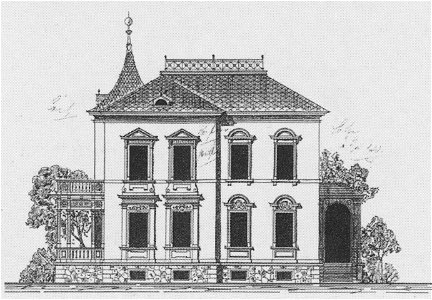 Radebeul Mietvilla Schillerstraße 19 Bauzeichnung 1898