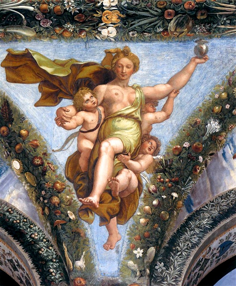Raffael, Loggia di Psiche, Villa Farnesina, Rome 07