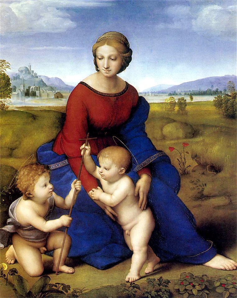 Raffaello Sanzio - Madonna of Belvedere (Madonna del Prato) - WGA18643
