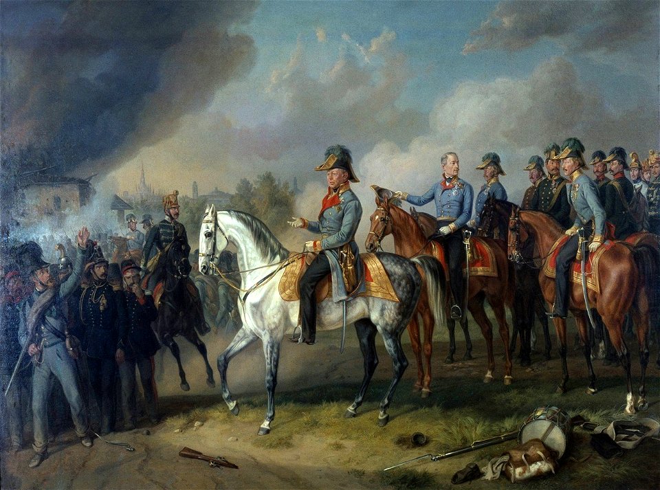 Radetzky vor Mailand 1848 (by Albrecht Adam)