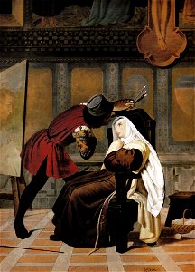 Raffaello Sorbi - Dichiarazione che fa Filippo Lippi alla signora Buti nobile fiorentina