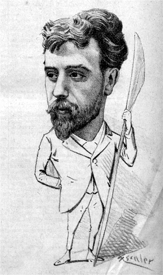 Rafael Atché, de Escaler, La Semana Cómica, 08-02-1889 (cropped)