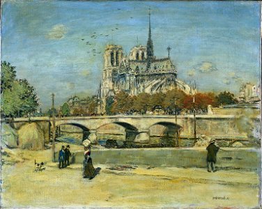 Jean-François Raffaëlli - Notre-Dame vu du quai de la Tournelle