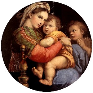 Raffaello, madonna della seggiola 01