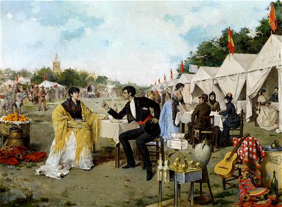 Rafael Arroyo Fernández At the fair
