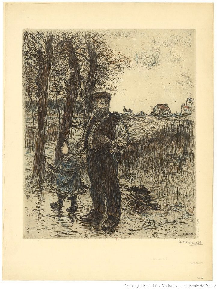 Raffaëlli - Le grand-père, 2ème état, btv1b531870458