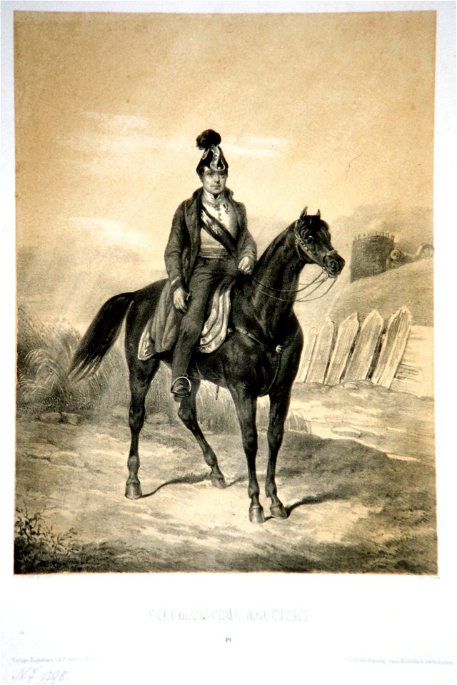 Radetzky Lanzedelli Litho