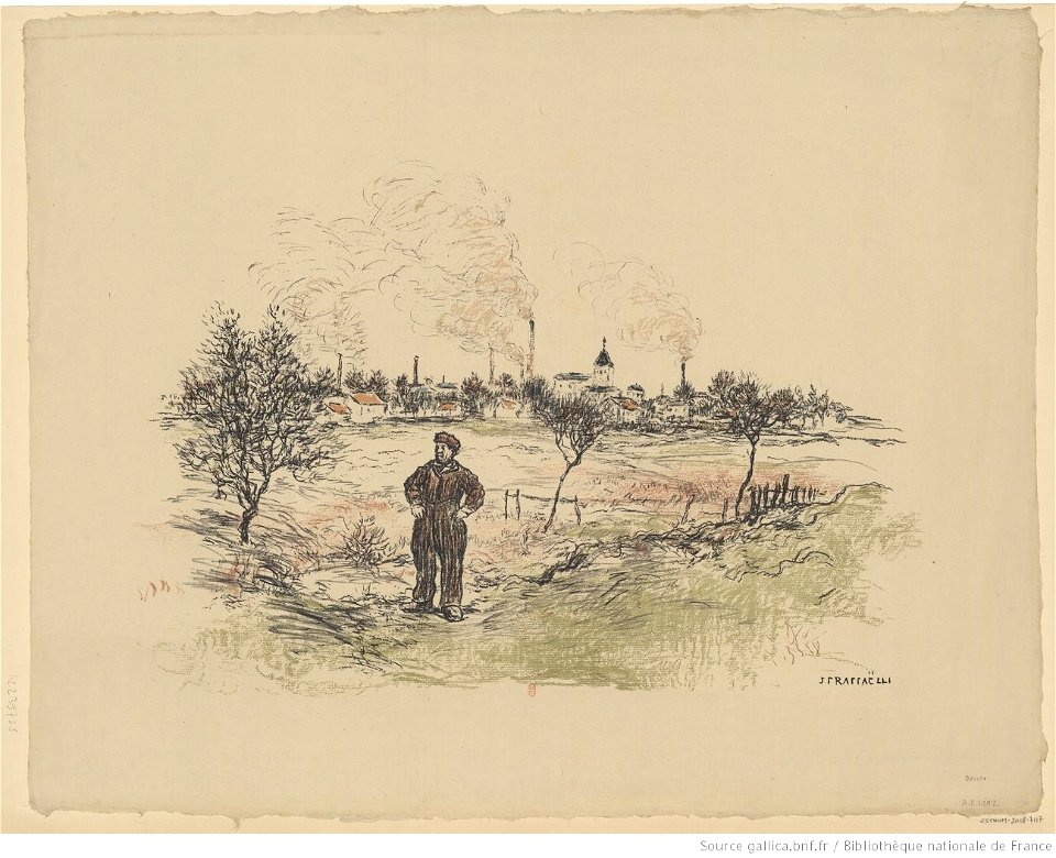 Raffaëlli - Le terrassier de la plaine Saint-Denis, btv1b53187042x