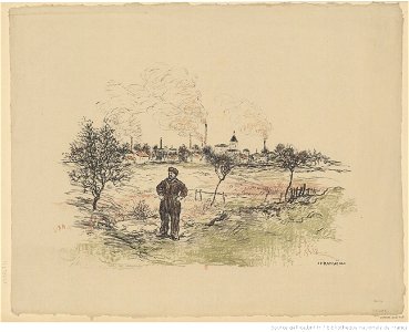 Raffaëlli - Le terrassier de la plaine Saint-Denis, btv1b53187042x