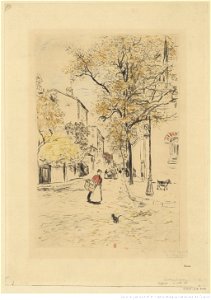 Raffaëlli - La petite rue, 2ème état, btv1b53187037r