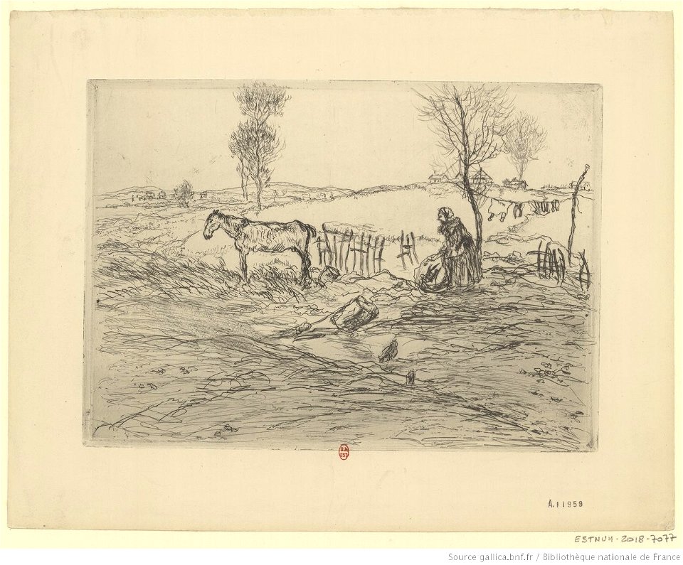 Raffaëlli - Terrain perdu, 2ème état, btv1b53187048m