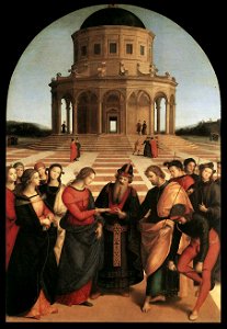Raffaello Sanzio - Spozalizio (The Engagement of Virgin Mary) - WGA18623