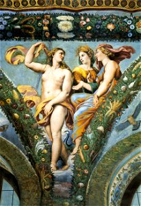 Raffaello Sanzio - Venus, Ceres and Juno - WGA18854. Free illustration for personal and commercial use.