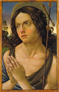 Raffaellino del Garbo - Saint John the Baptist - Google Art Project. Free illustration for personal and commercial use.
