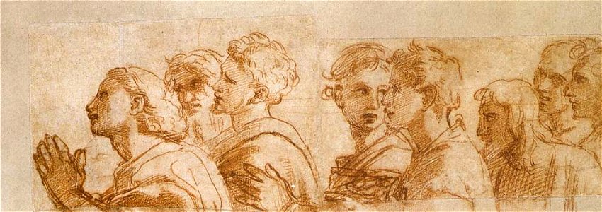 Raffaello, studio per i cartoni degli arazzi della sistina