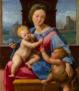 The Aldobrandini Madonna. Free illustration for personal and commercial use.