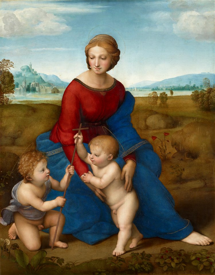 Raffaello Santi gen. Raffael - Madonna im Grünen - GG 175 - Kunsthistorisches Museum