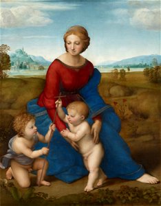 Raffaello Santi gen. Raffael - Madonna im Grünen - GG 175 - Kunsthistorisches Museum