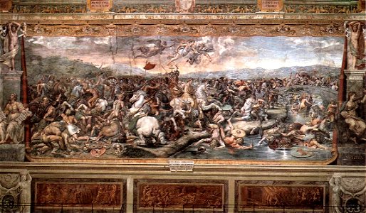 Raffaello Sanzio - The Battle at Pons Milvius - WGA18769