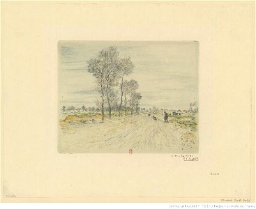 Raffaëlli - La route aux grands arbres, 4ème état, btv1b53187050f