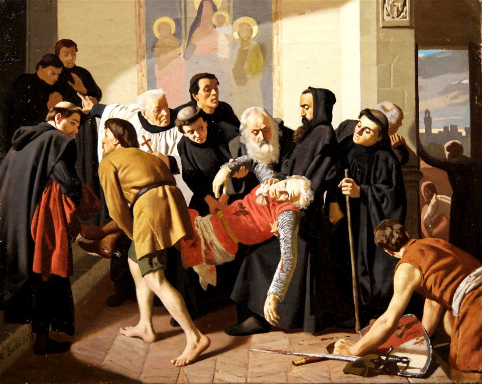 Raffaello Sorbi - La morte di Corso Donati