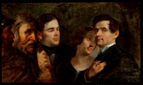 Rafał Hadziewicz - Collective portrait - MP 2816 - National Museum in Warsaw