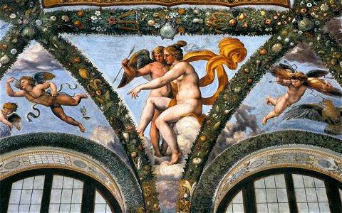 Raffael, Loggia di Psiche, Villa Farnesina, Rome 12