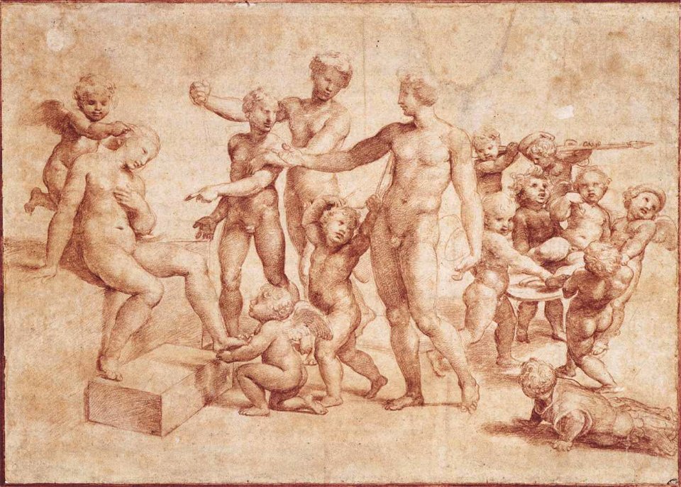 Raffaello, studio per matrimonio di alessandro e rossana
