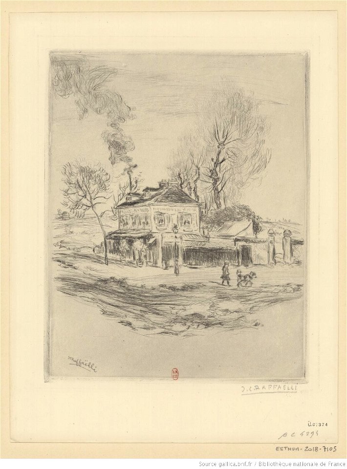Raffaëlli - Au coin de la route, btv1b531870619
