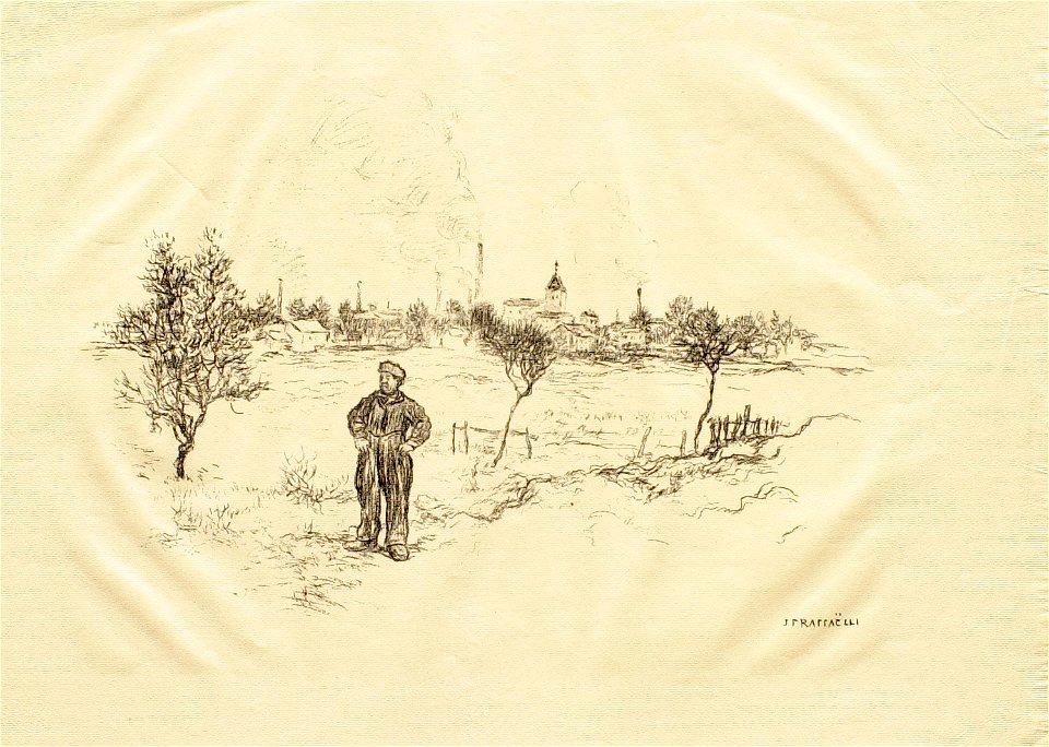 Raffaëlli - Le Terrassier de la Plaine St. Denis, 1985.47