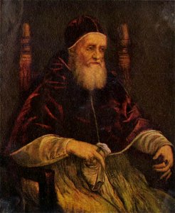 Raffael workshop - Portrait of Julius II - Uffizi