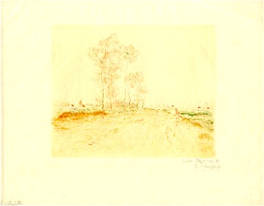 Raffaëlli - La route aux grands arbres, 1949,0411.2642