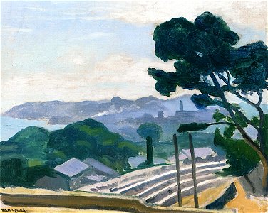 Railway at L'Estaque Albert Marquet (1918)