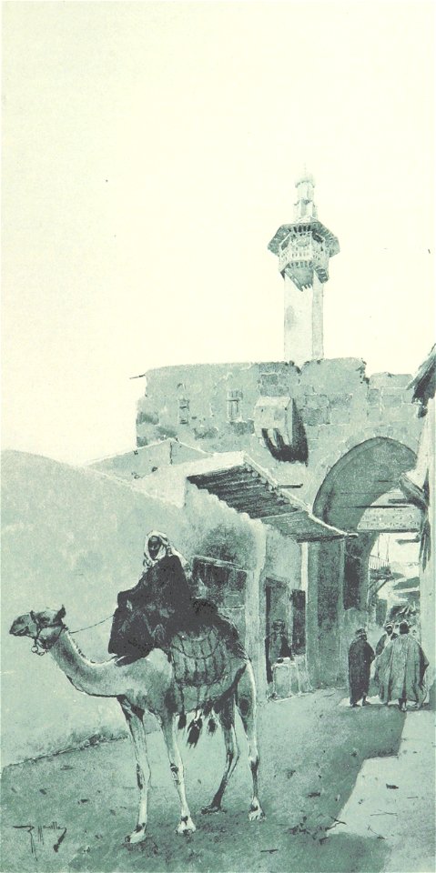 Raffaele Mainella. Bab Tuma. Damascus. 1895