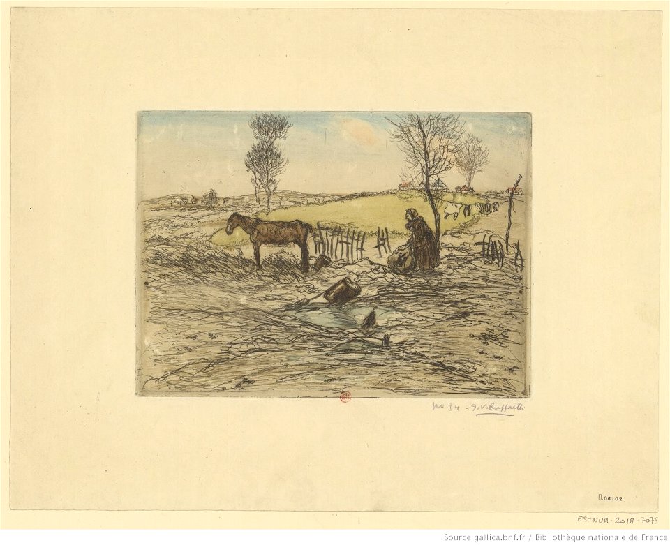 Raffaëlli - Terrain perdu, 2ème état, btv1b531870581