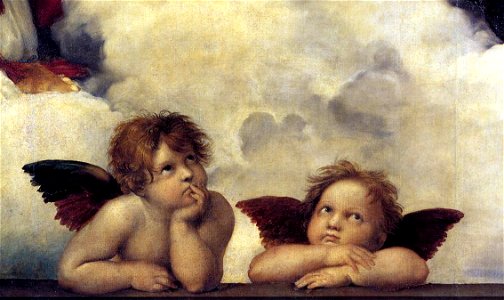 Raffaello, madonna sistina 03