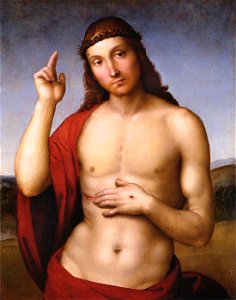 Raffaello Sanzio - Christ Blessing (Pax Vobiscum) - WGA18639. Free illustration for personal and commercial use.
