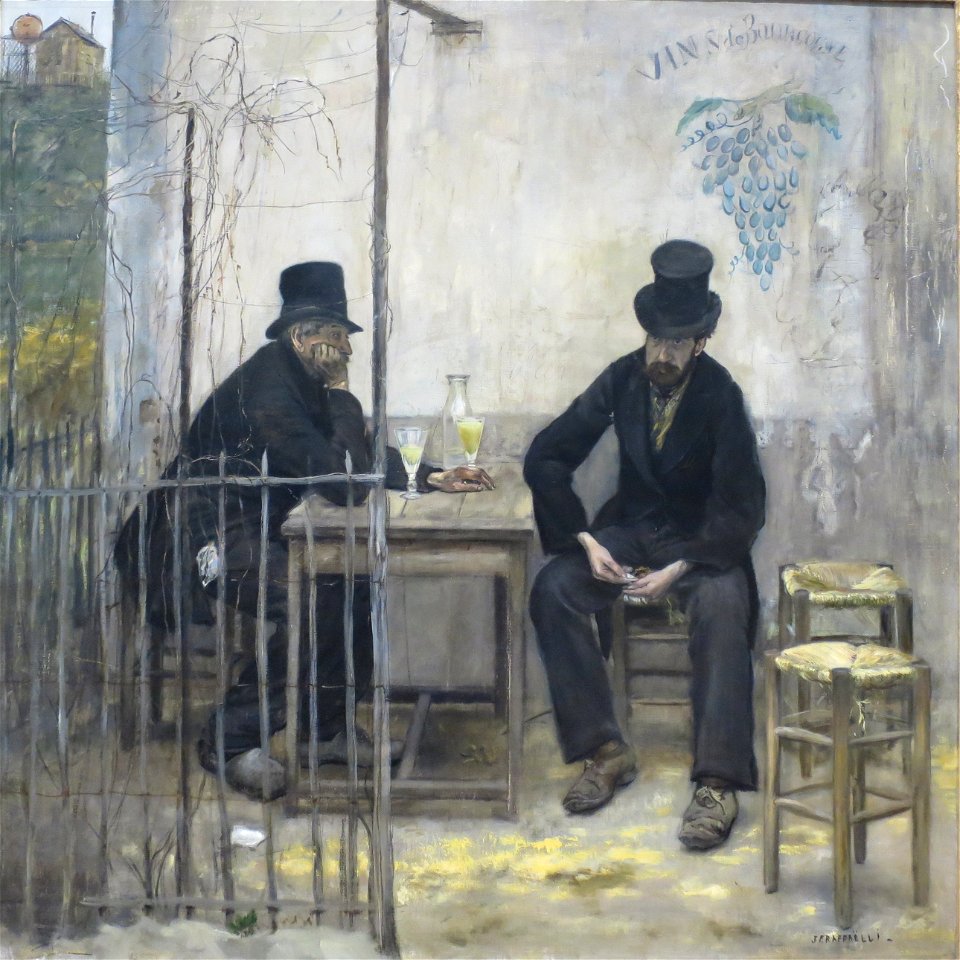 Raffaelli Jean Francois The Absinthe Drinkers