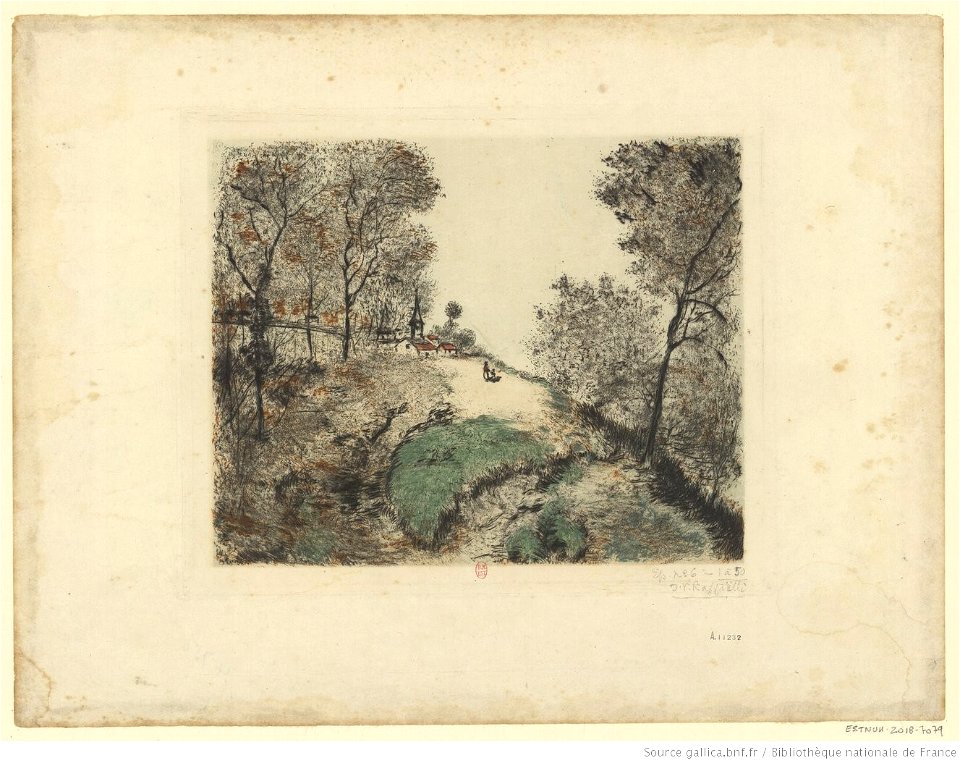Raffaëlli - La route abandonnée, 2ème état, btv1b531870297